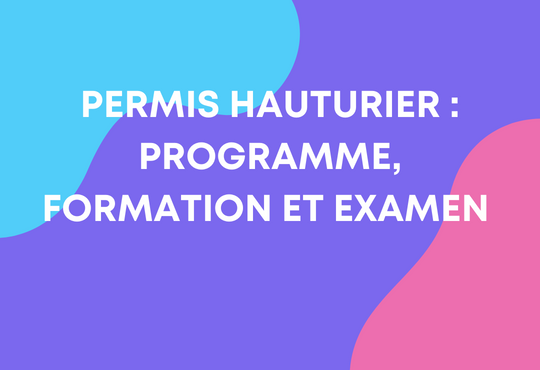 permis hauturier programme formation et examen